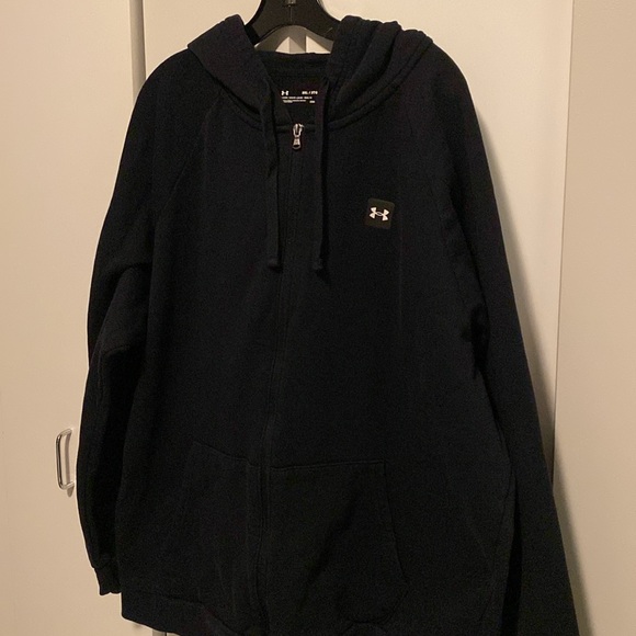 Under Armour Men’s full-zip black hoodie - Picture 2 of 9